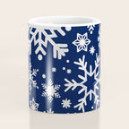 Snowflake Collection - Navy Coffee Mug Gallery Image 4