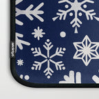 Snowflake Collection - Navy Laptop Sleeve Gallery Image 3