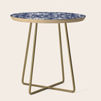 Snowflake Collection - Navy Side Table Gallery Image 1