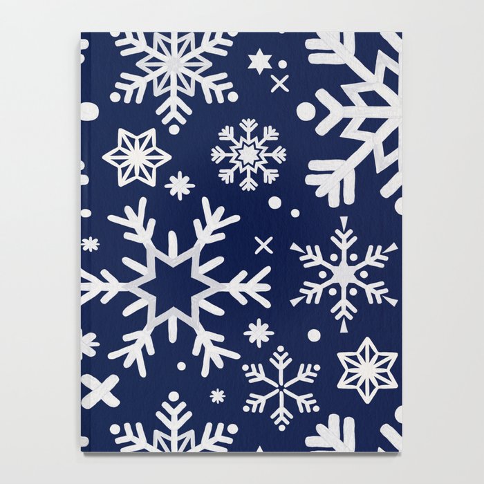 Snowflake Collection - Navy Notebook Gallery Image 4
