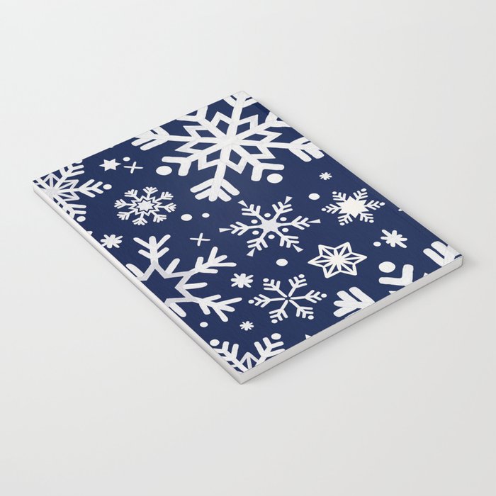 Snowflake Collection - Navy Notebook Gallery Image 3