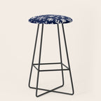 Snowflake Collection - Navy Stool Gallery Image 1