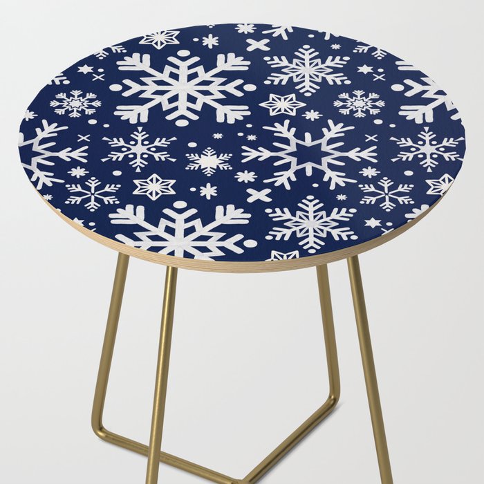 Snowflake Collection - Navy Side Table Gallery Image 2