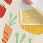 Colorful veggies Wall Tapestry Gallery Image 3