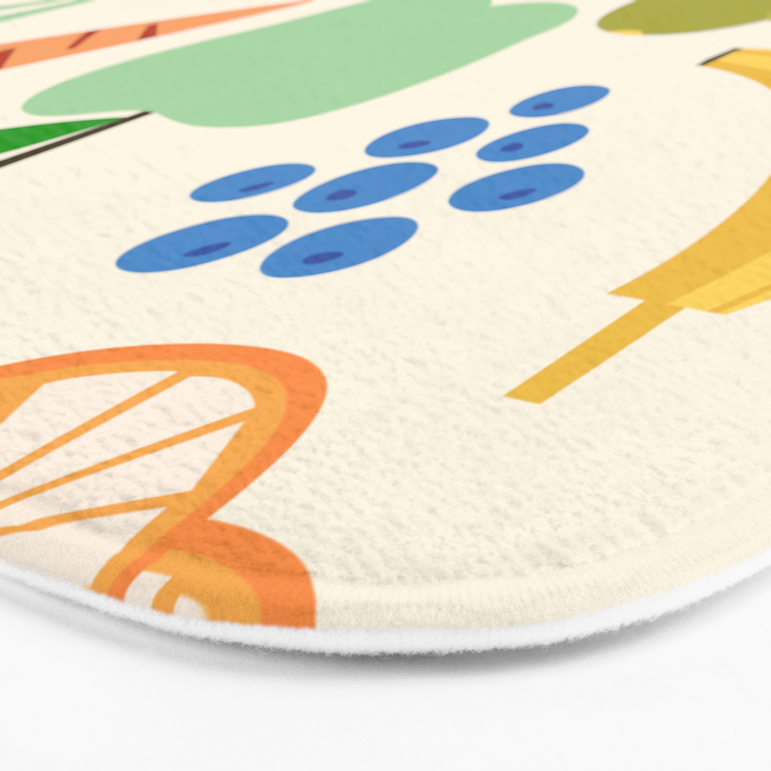 Colorful veggies Bath Mat Gallery Image 3
