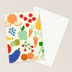 Colorful veggies Stationery Card Gallery Image 2