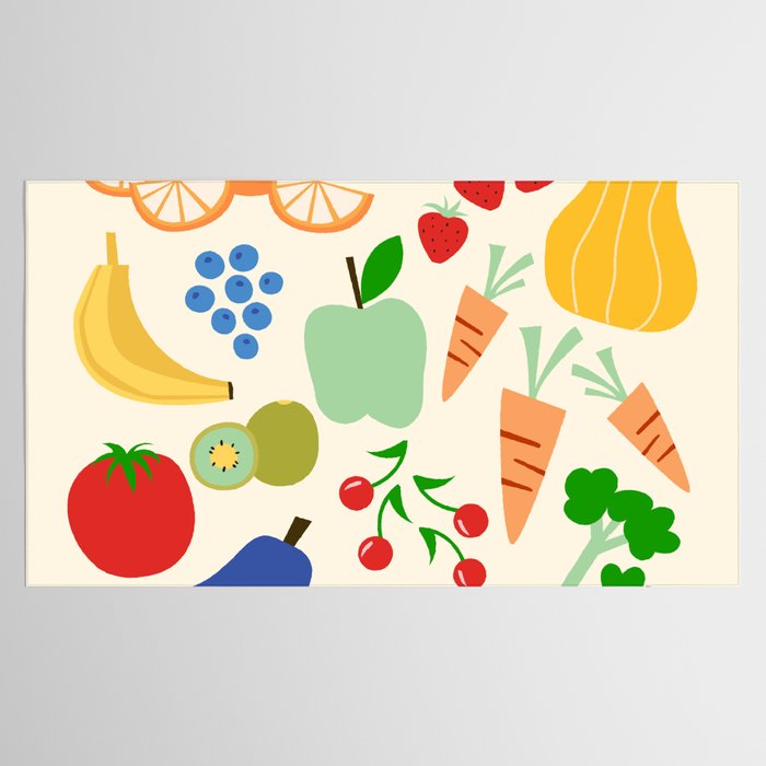 Colorful veggies Tablecloth Gallery Image 2