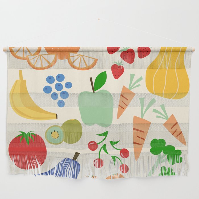 Colorful veggies Wall Hanging Gallery Image 1