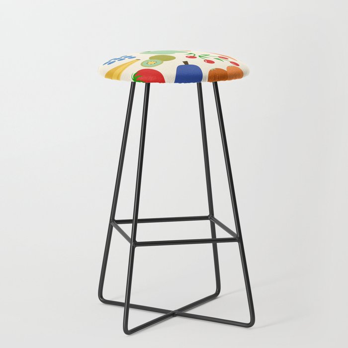 Colorful veggies Stool Gallery Image 1