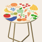 Colorful veggies Side Table Gallery Image 2
