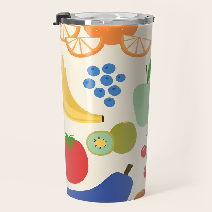 Colorful veggies Travel Mug Gallery Image 3