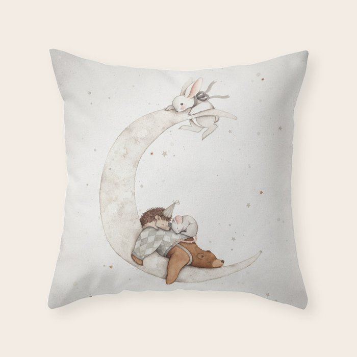 Moon Lullaby Throw Pillow Gallery Image 6