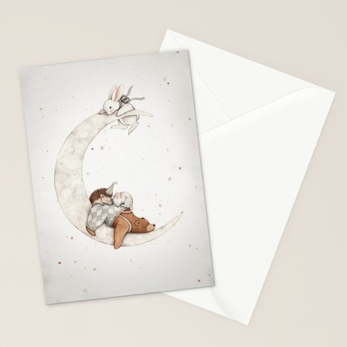 Moon Lullaby Stationery Card Gallery Image 2