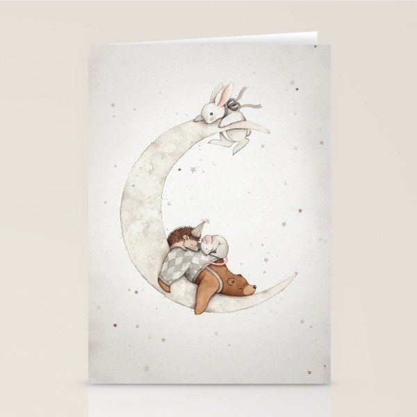 Moon Lullaby Stationery Card Gallery Image 1