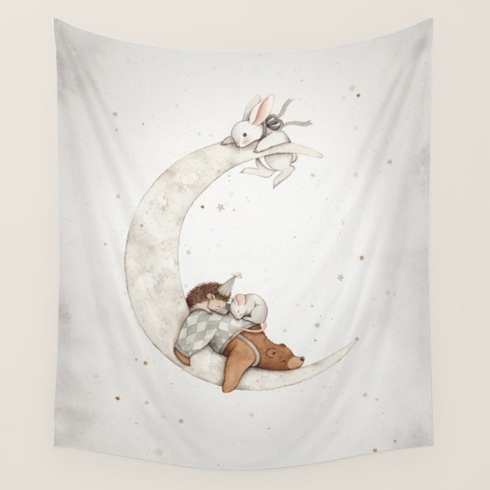 Moon Lullaby Wall Tapestry Gallery Image 1