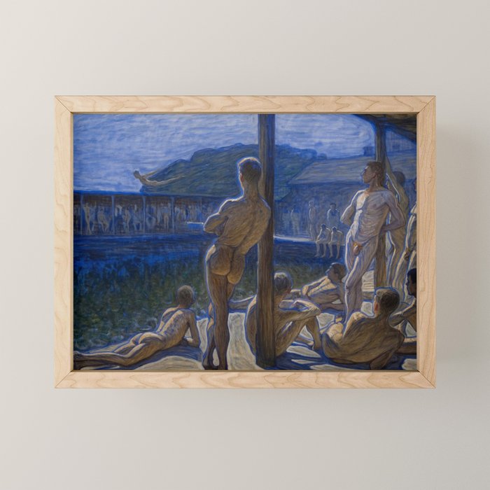 Eugène Jansson: Naval Bathhouse, 1907 Mini Art Print Gallery Image 1