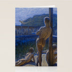 Eugène Jansson: Naval Bathhouse, 1907 Stationery Card Gallery Image 2