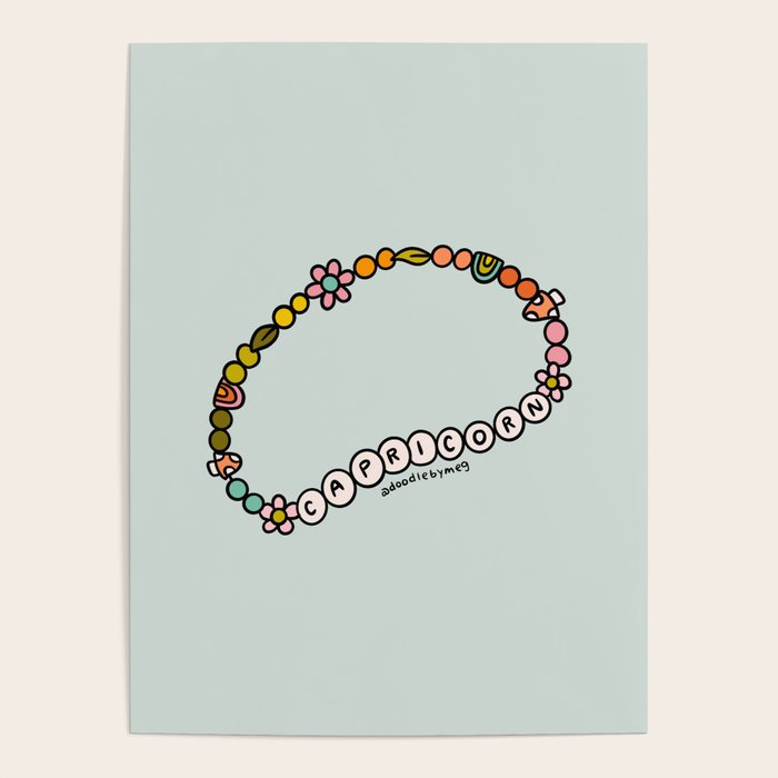 Capricorn Friendship Bracelet Poster Gallery Image 4