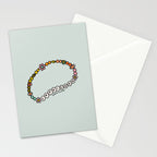Capricorn Friendship Bracelet Stationery Card Gallery Image 2