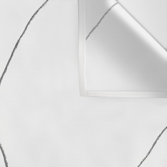 Seedling Leaning Left - Minimalist Botanical Line Drawing Wall Tapestry Gallery Image 3