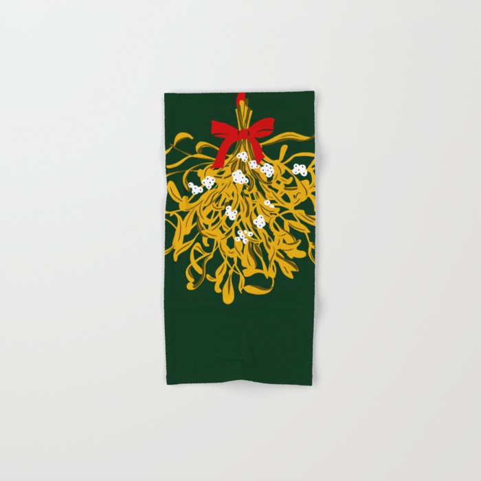 Mistletoe for Christmas Bath Towel Gallery Image 1
