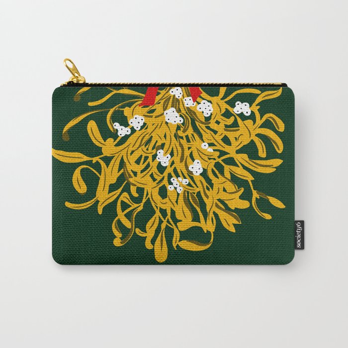 Mistletoe for Christmas Carry All Pouch Gallery Image 1