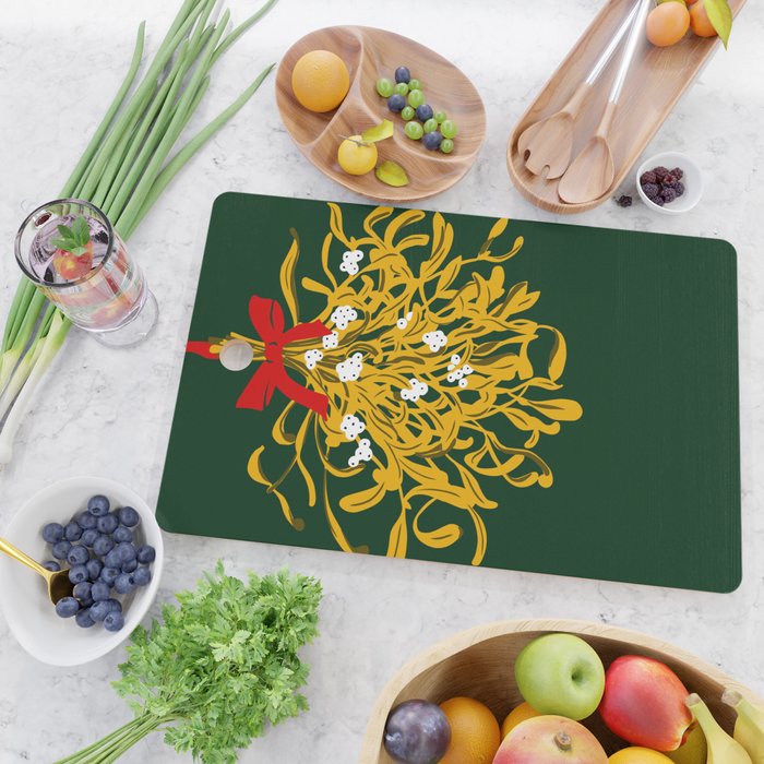 Mistletoe for Christmas Cutting Board Gallery Image 2