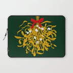 Mistletoe for Christmas Laptop Sleeve Gallery Image 1