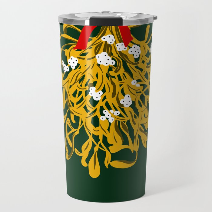Mistletoe for Christmas Travel Mug Gallery Image 1