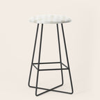 Checkerboard Check Pattern in Pale Light Neutral Beige White Tones Stool Gallery Image 1