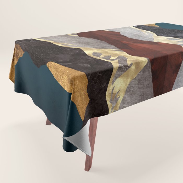 Mountain Peak Reflection Tablecloth Gallery Image 1
