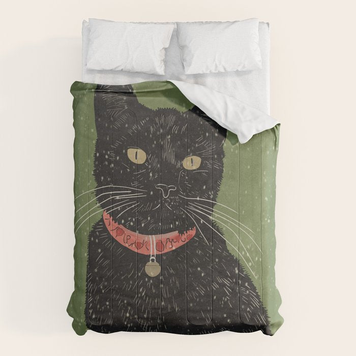 Black Cat 5 Comforter Gallery Image 1