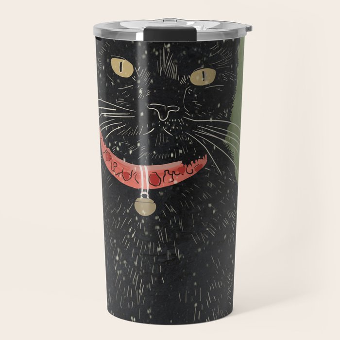 Black Cat 5 Travel Mug Gallery Image 1