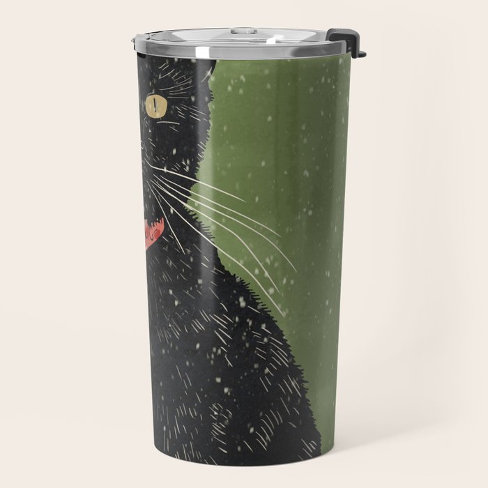 Black Cat 5 Travel Mug Gallery Image 2