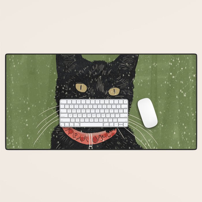 Black Cat 5 Desk Mat Gallery Image 1