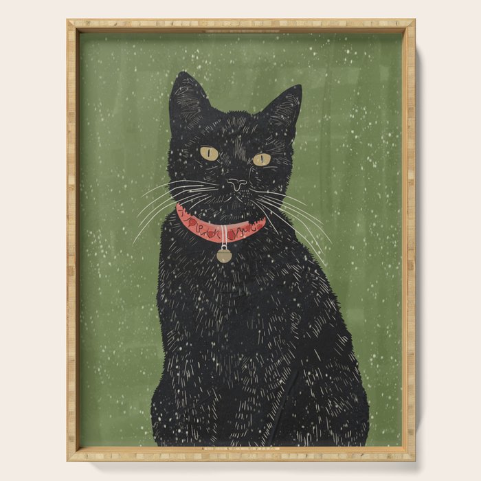 Black Cat 5 Serving Tray Gallery Image 1