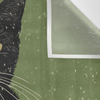 Black Cat 5 Wall Tapestry Gallery Image 3