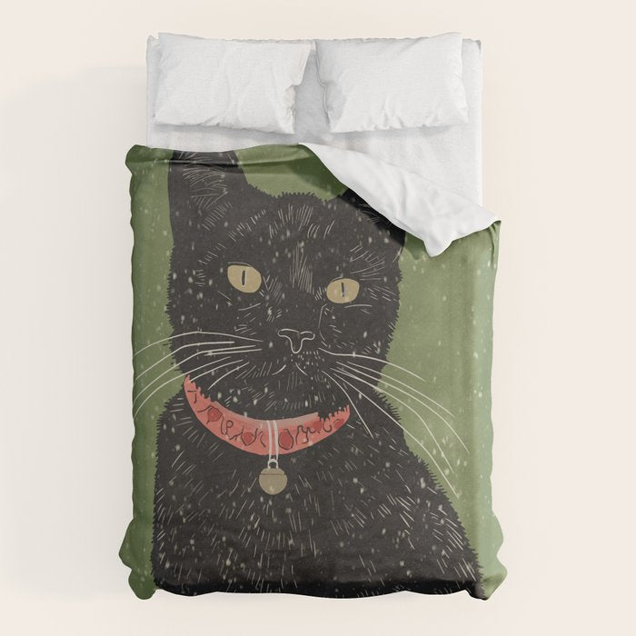 Black Cat 5 Duvet Cover Gallery Image 6