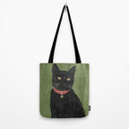 Black Cat 5 Tote Bag Gallery Image 2