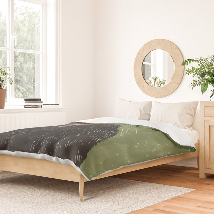 Black Cat 5 Duvet Cover Gallery Image 2