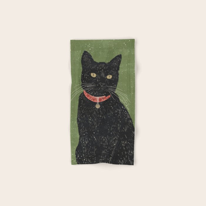 Black Cat 5 Bath Towel Gallery Image 1