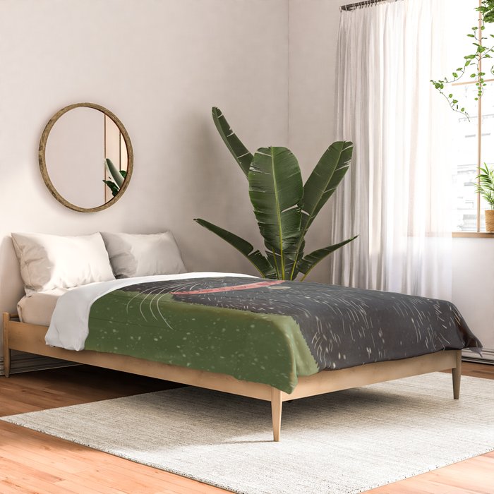 Black Cat 5 Comforter Gallery Image 2