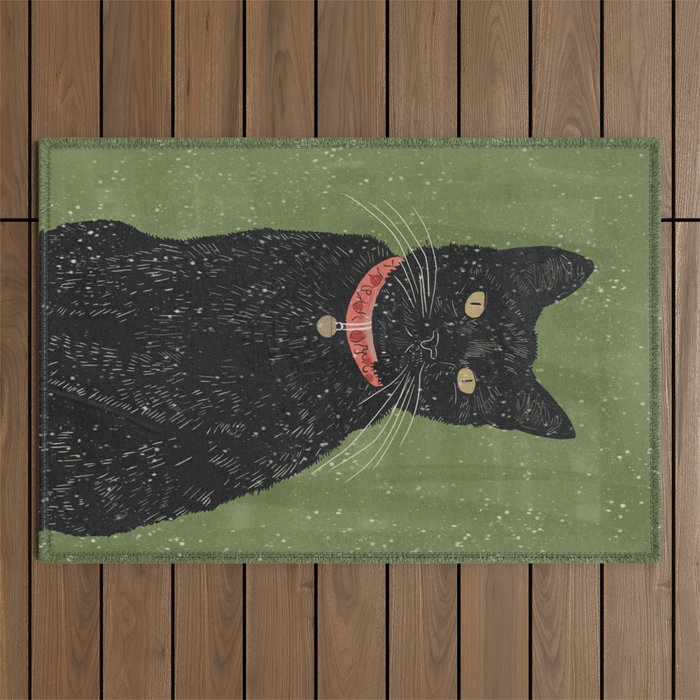 Black Cat 5 Outdoor Rug Gallery Image 1
