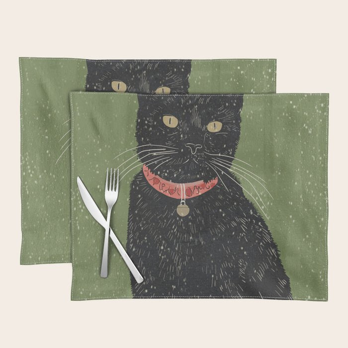 Black Cat 5 Placemat Gallery Image 1