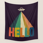 Hello I come in peace Wall Tapestry Gallery Image 4