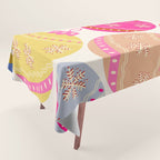 Playful Christmas Baubles Tablecloth Gallery Image 1