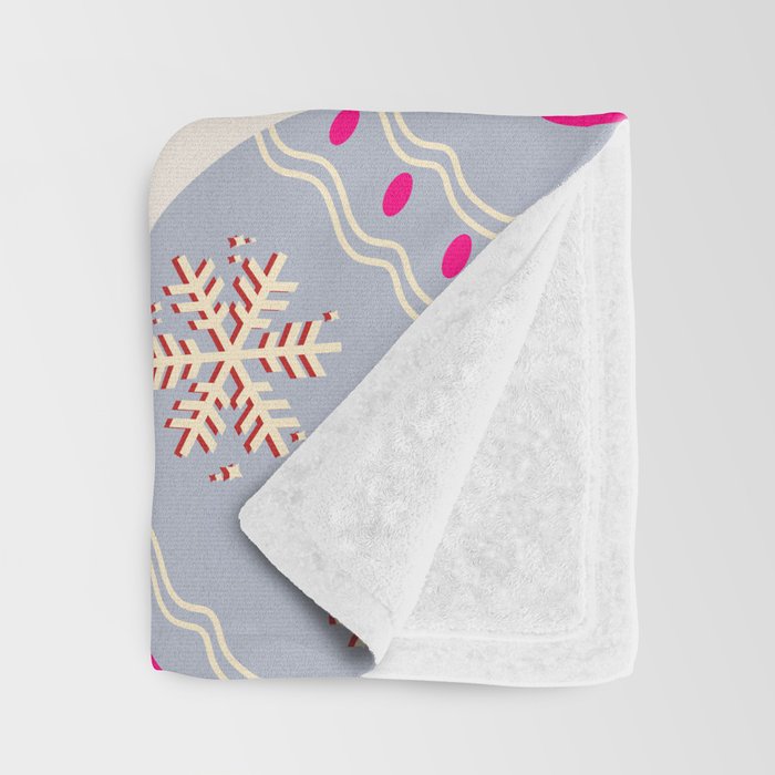 Playful Christmas Baubles Throw Blanket Gallery Image 3