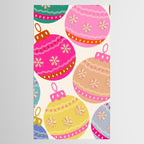 Playful Christmas Baubles Tablecloth Gallery Image 2