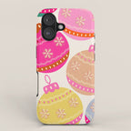 Playful Christmas Baubles iPhone Case Gallery Image 1