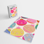 Playful Christmas Baubles Jigsaw Puzzle Gallery Image 2
